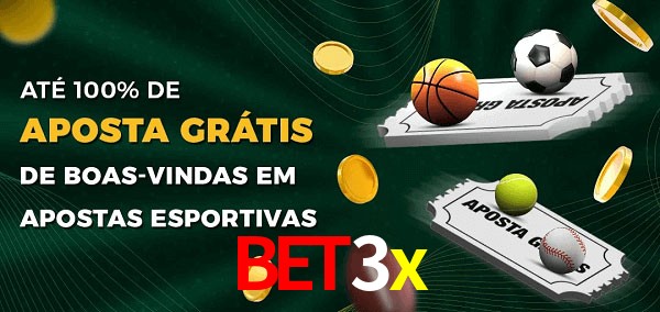 bet3x Ate 100% de Aposta Gratis